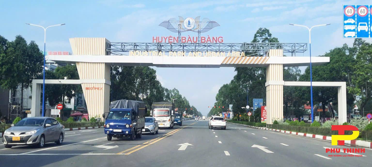 Đất (20m x55m) ngay Trung tâm KCN Bàu Bàng, Bình Dương.